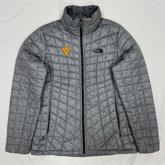 The North Face Thermoball Eco Puffer Jacket Coat Quilted Insulated Full Zip Gray - Picture 4 of 11